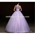 Trendy Princess Sweetheart Sleeveless Puffy Organza Purple Quinceanera Dresses Elegant Lady